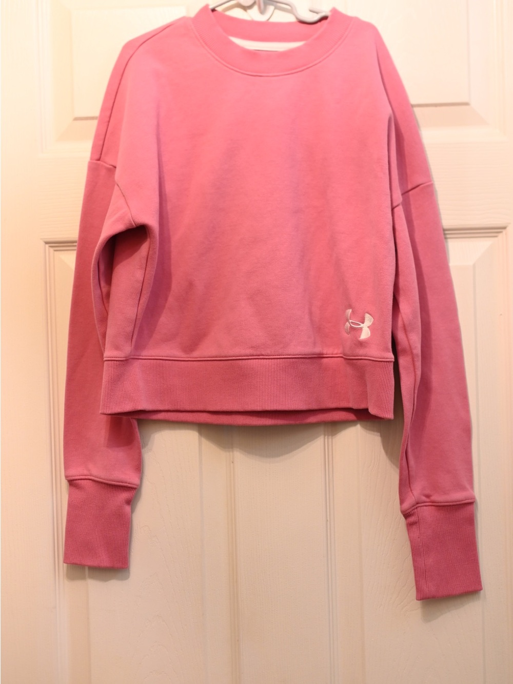 Girls Under Armour Pink Crewneck Sweatshirt
